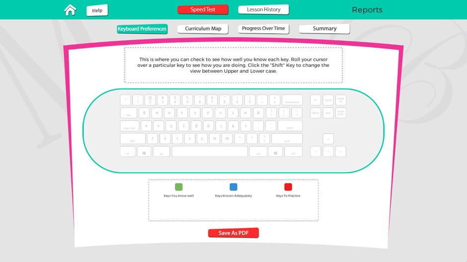Mavis Beacon Keyboarding Kidz Screenshot