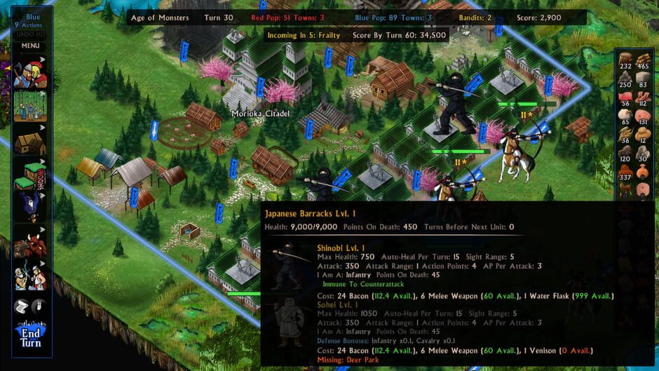 Skyward Collapse: Nihon no Mura Screenshot