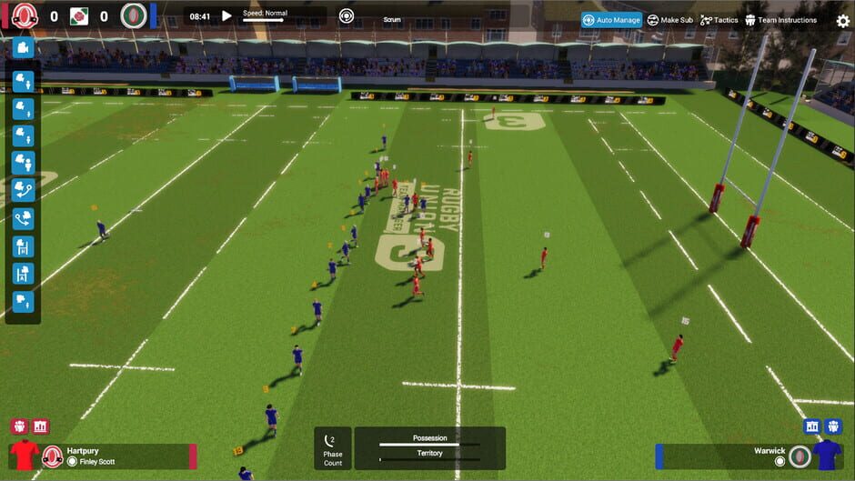 Rugby Union Team Manager 3 Screenshot