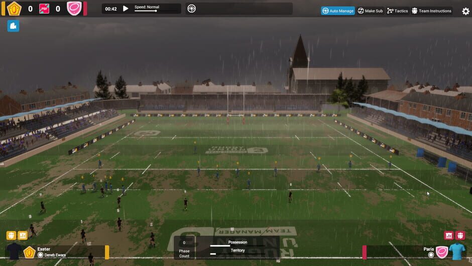 Rugby Union Team Manager 3 Screenshot