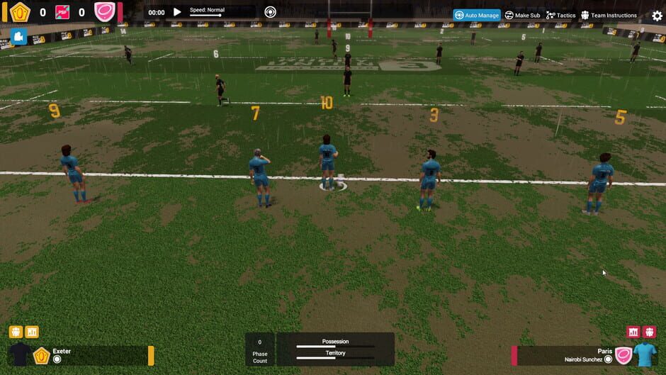 Rugby Union Team Manager 3 Screenshot