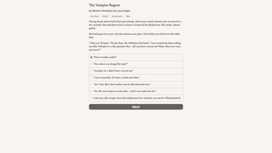 The Vampire Regent Screenshot