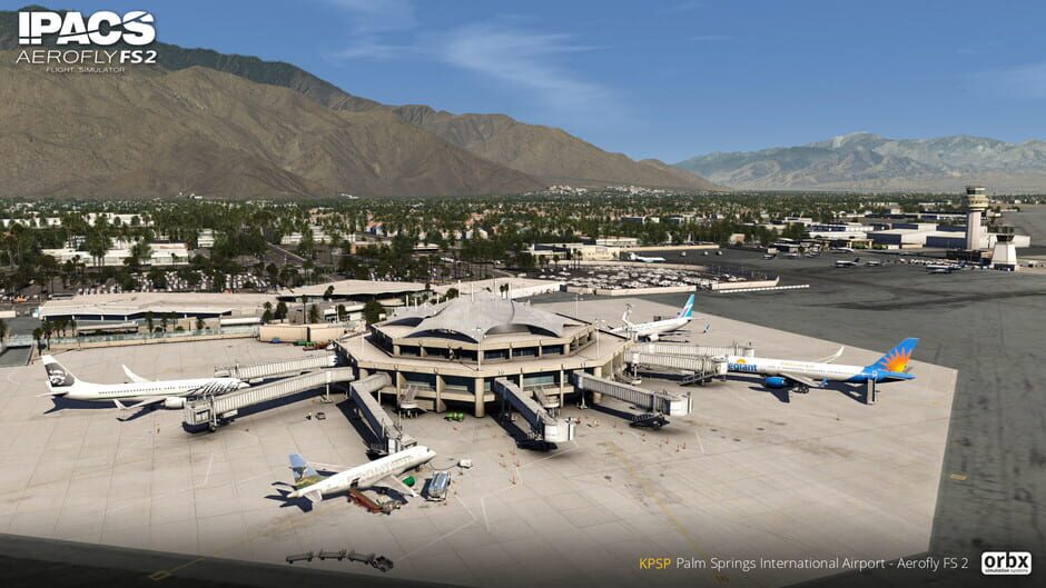 Aerofly FS 2 Flight Simulator: Orbx - Palm Springs International Airport Screenshot