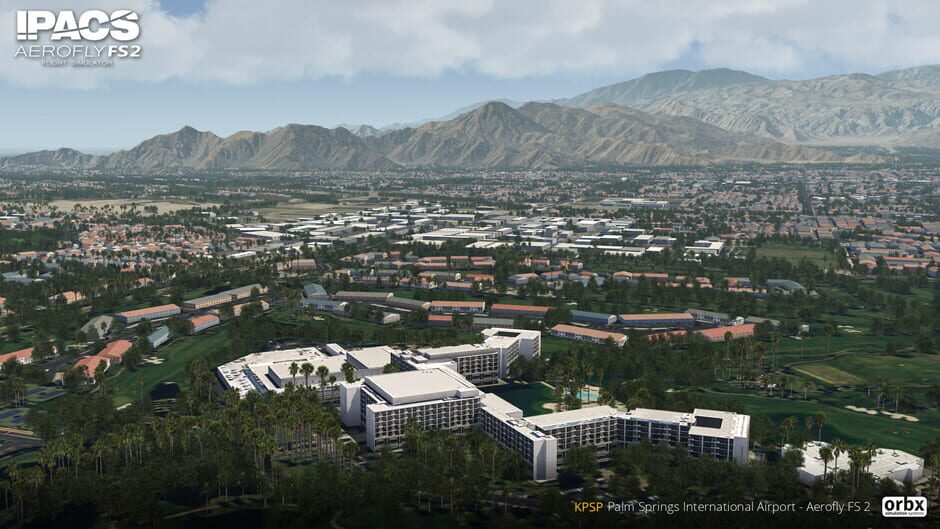 Aerofly FS 2 Flight Simulator: Orbx - Palm Springs International Airport Screenshot