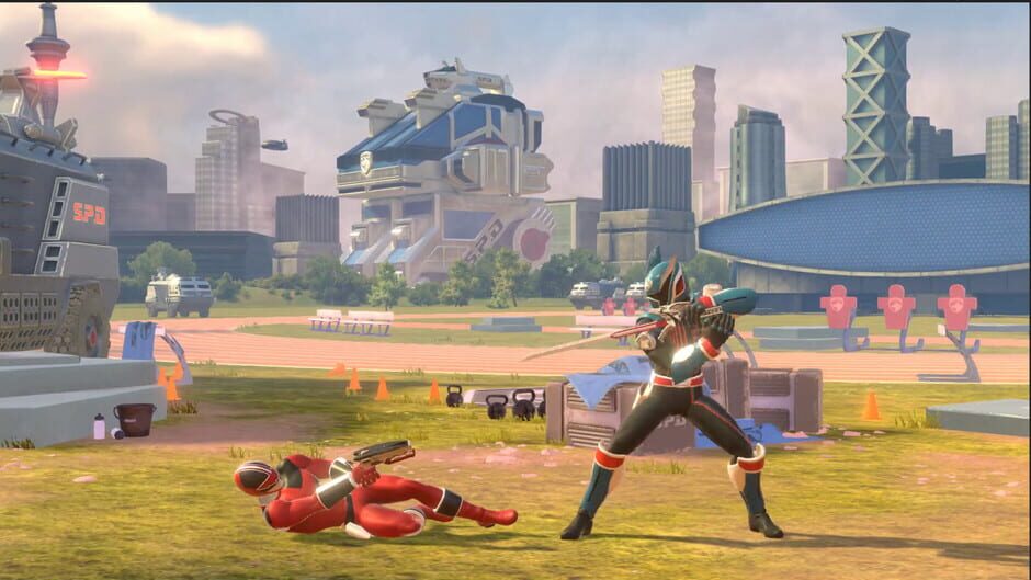 Power Rangers: Battle for the Grid - Eric Myers Time Force Quantum Ranger Screenshot