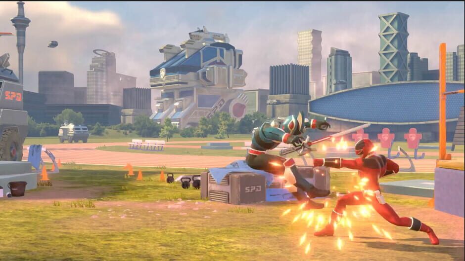 Power Rangers: Battle for the Grid - Eric Myers Time Force Quantum Ranger Screenshot