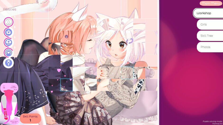 Hentai Mosaique Neko Waifus Screenshot