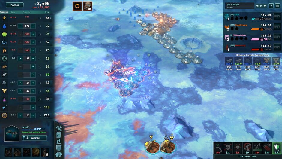 Offworld Trading Company: The Europa Wager Expansion Screenshot