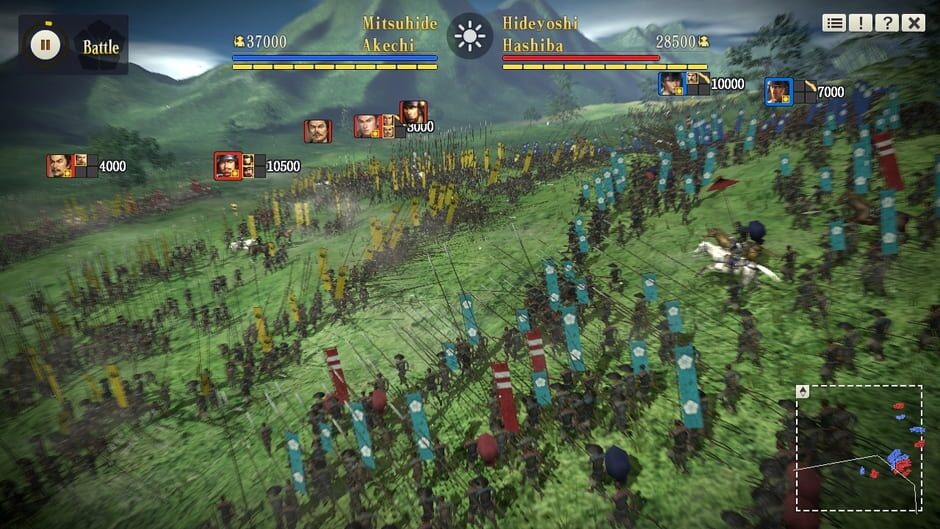 สกรีนช็อตจาก Nobunaga's Ambition: Sphere of Influence - Scenario 4: Fateful Clash (รูปที่ 2)