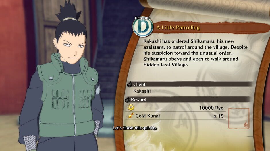 Naruto Shippuden: Ultimate Ninja Storm 4 - Shikamaru's Tale Extra Scenario Screenshot