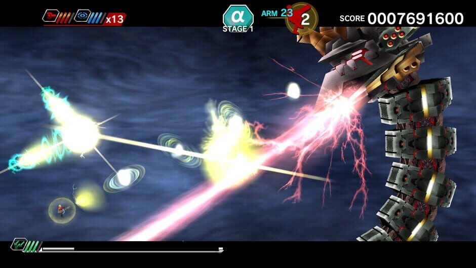 Dariusburst: Chronicle Saviours - Space Harrier Screenshot