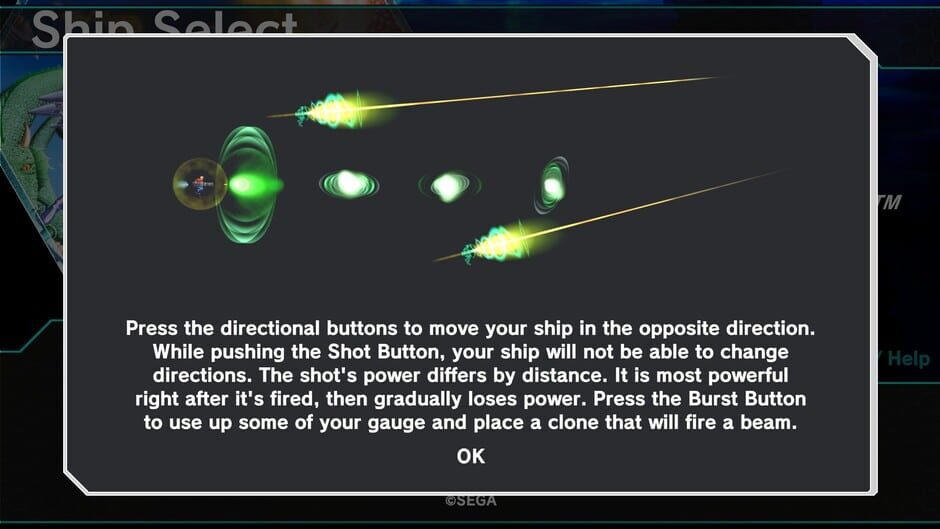 Dariusburst: Chronicle Saviours - Space Harrier Screenshot