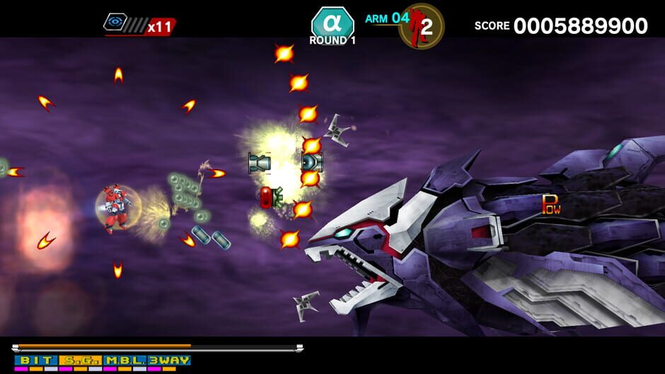 Dariusburst: Chronicle Saviours - Side Arms Hyper Dyne Screenshot