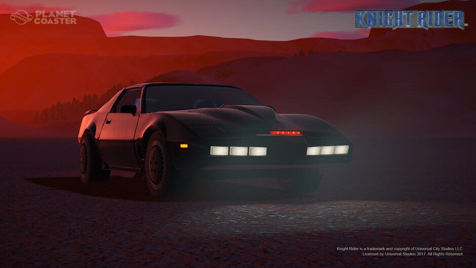Planet Coaster: Knight Rider K.I.T.T. Construction Kit Screenshot