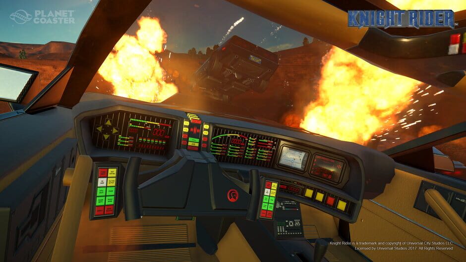 Planet Coaster: Knight Rider K.I.T.T. Construction Kit Screenshot