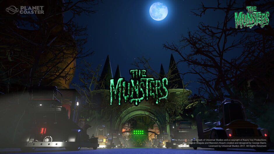 Planet Coaster: The Munsters Munster Koach Construction Kit Screenshot