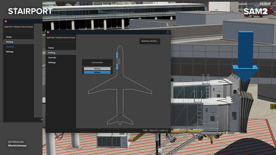 X-Plane 11: Add-on - SAM WorldJetways Screenshot