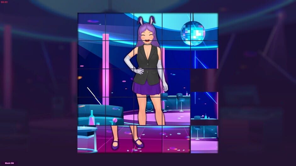 HotGirls Sliding Puzzle Screenshot