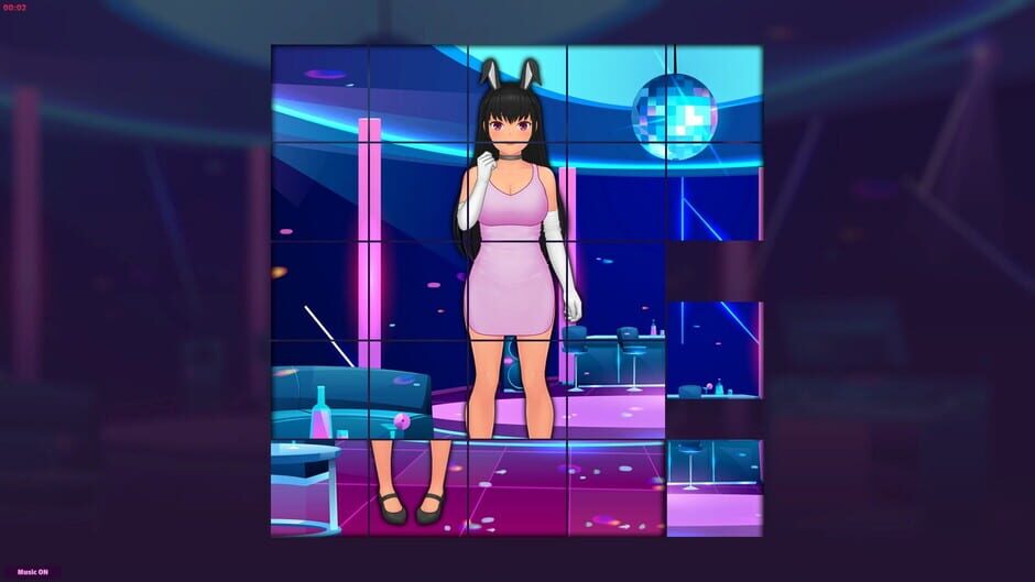 HotGirls Sliding Puzzle Screenshot