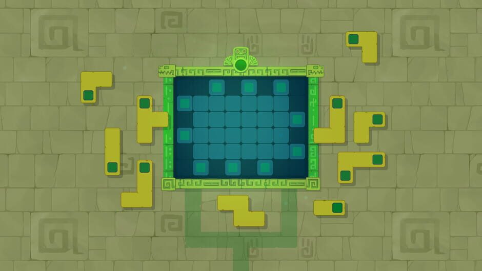 สกรีนช็อตจาก Puzzle: Stone Blocks - Levels Pack 4 Mayan (รูปที่ 2)