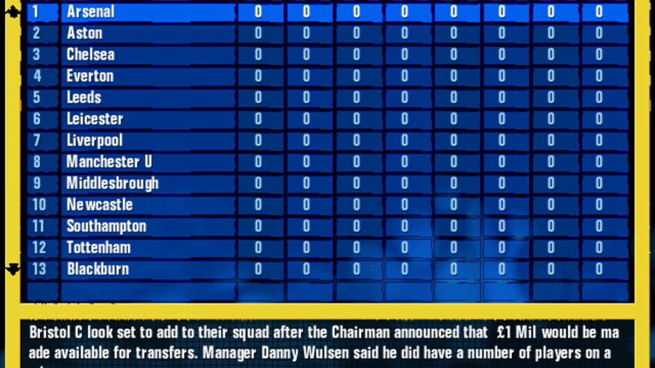 Premier Manager 2003-04 Screenshot