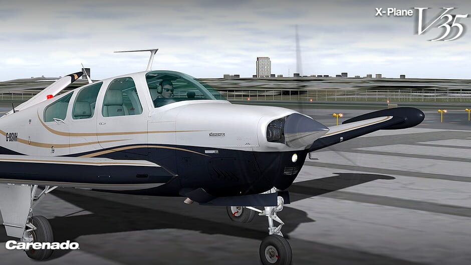 สกรีนช็อตจาก X-Plane 10 Global: Carenado - V35 Bonanza (รูปที่ 4)