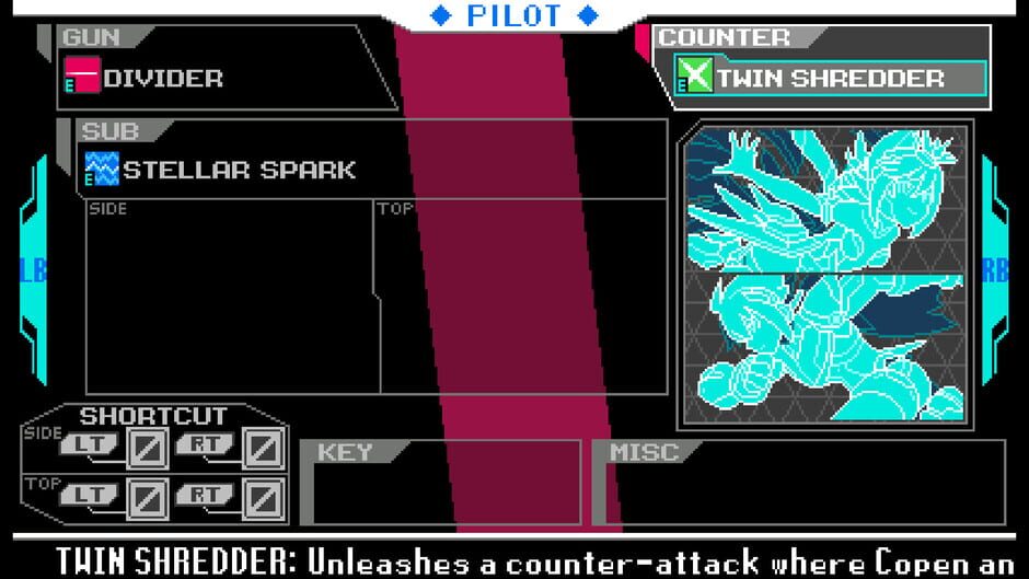 Blaster Master Zero 2: Copen from "Luminous Avenger iX" Screenshot