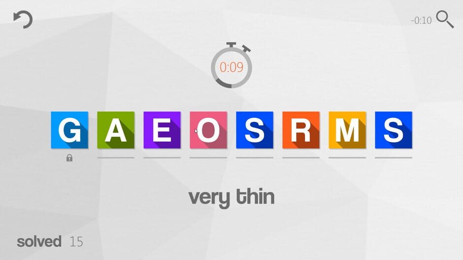 Anagrams Screenshot