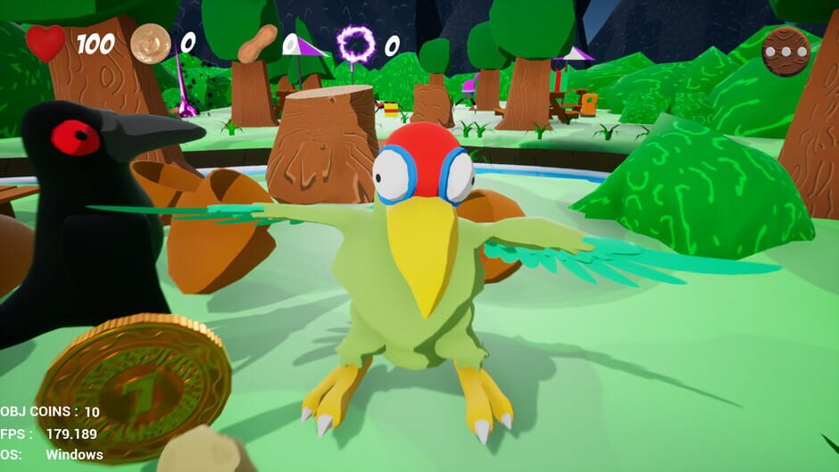 Sqwark! A Nutty Adventure Screenshot