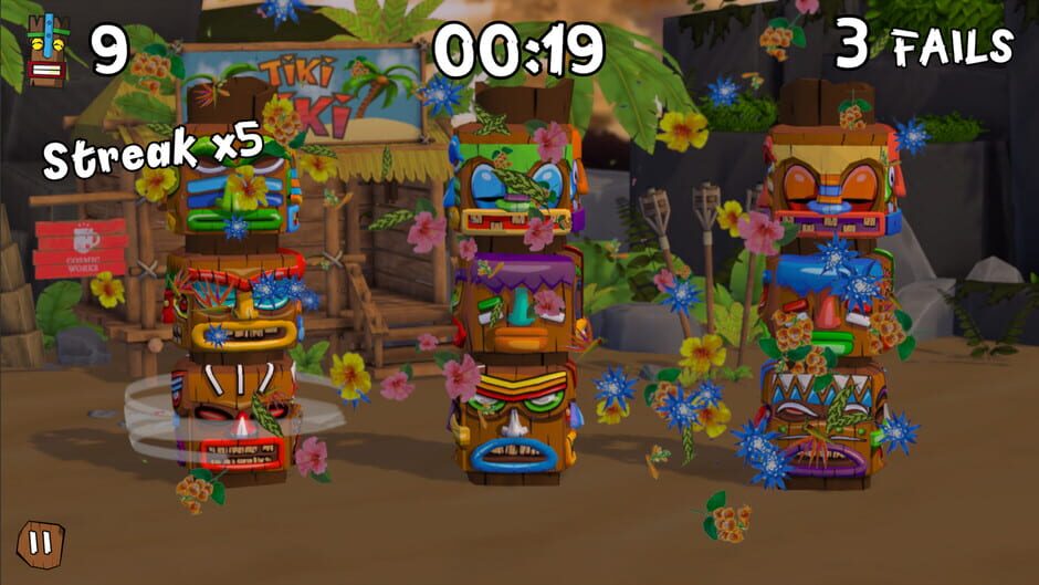 Tiki Tiki: The Tropical Memory Game Screenshot