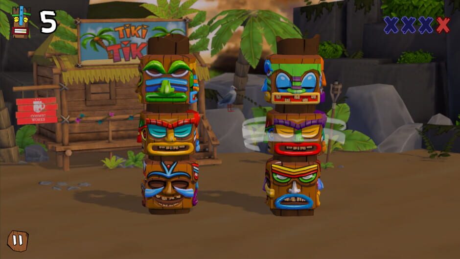Tiki Tiki: The Tropical Memory Game Screenshot