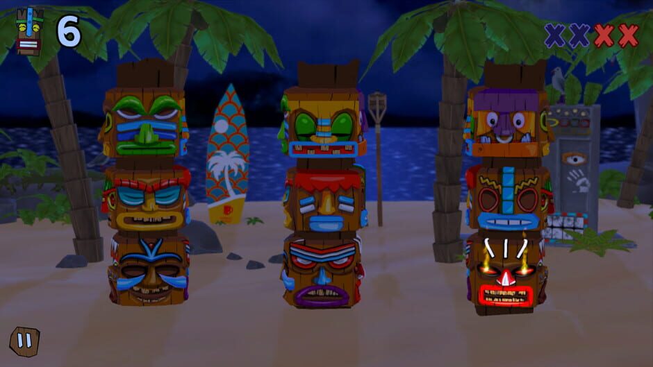 Tiki Tiki: The Tropical Memory Game Screenshot
