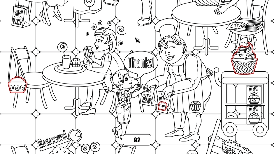 100 Hidden Cupcakes Screenshot