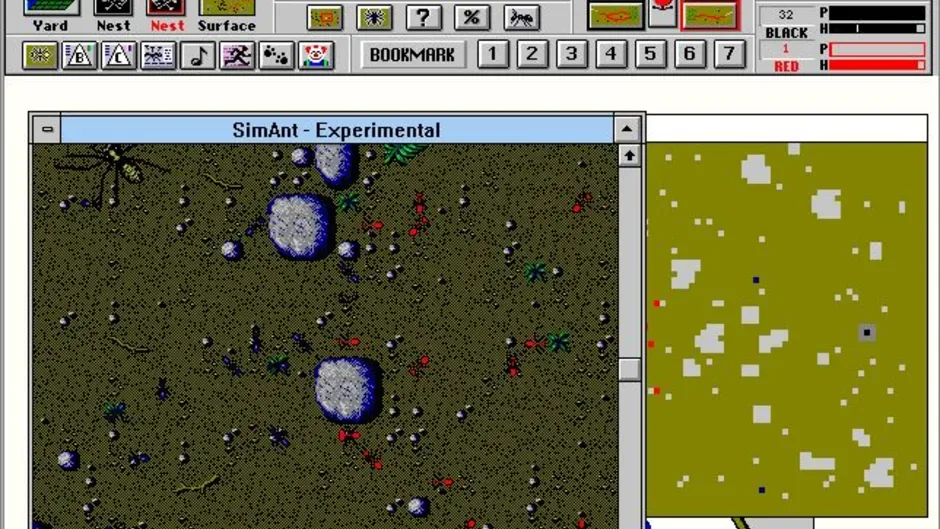 SimAnt, captura de tela 5