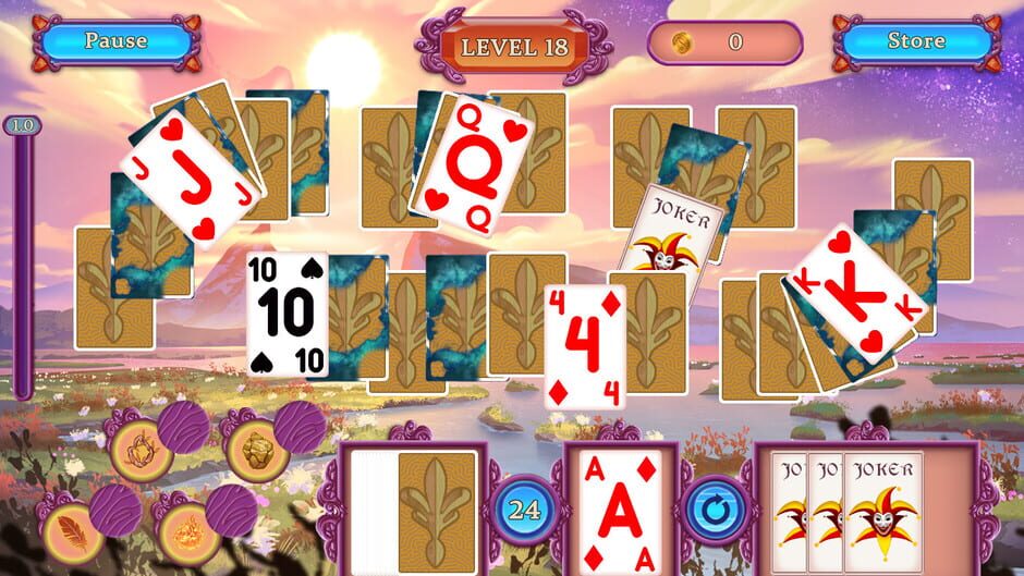 Endless Soul Light Solitaire Screenshot