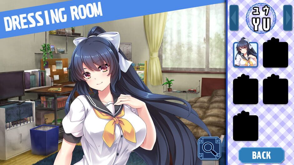 Pretty Girls Mahjong Solitaire: Blue Screenshot