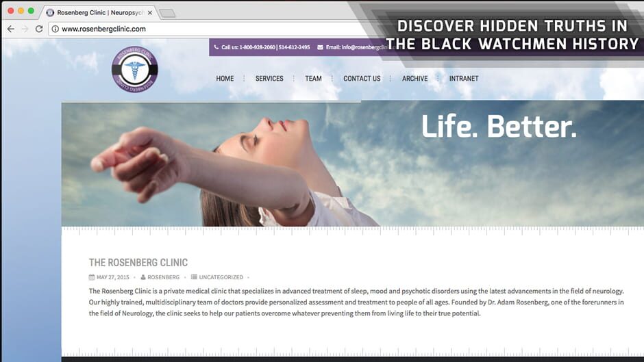 The Black Watchmen: Alone in the Dark Web Screenshot