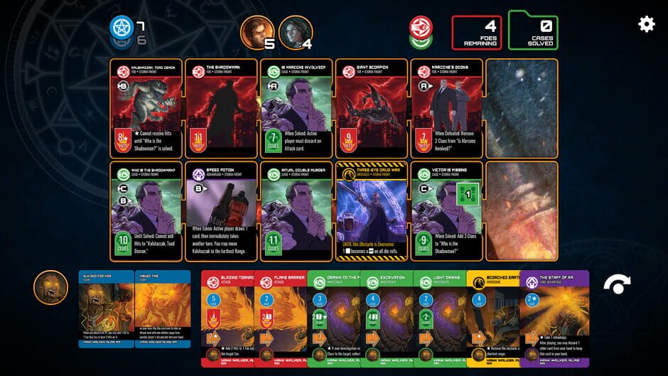 Dresden Files Cooperative Card Game: Ra Crossover Screenshot