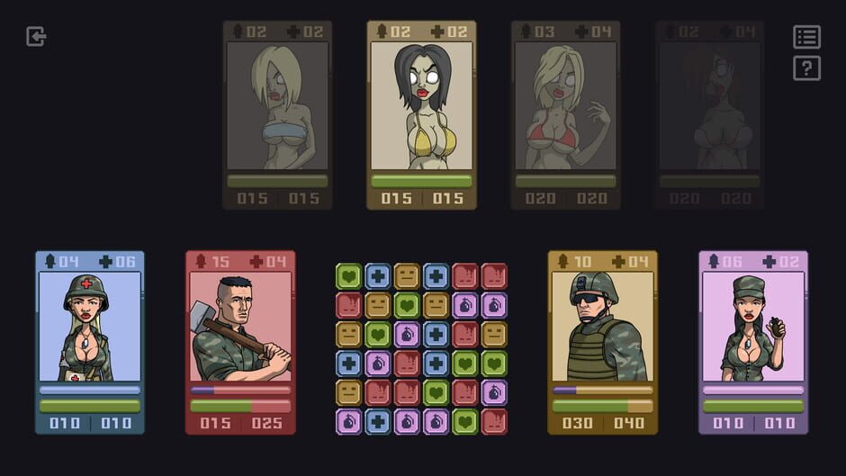 สกรีนช็อตจาก XXZ: XXL - Squad Trial (รูปที่ 2)