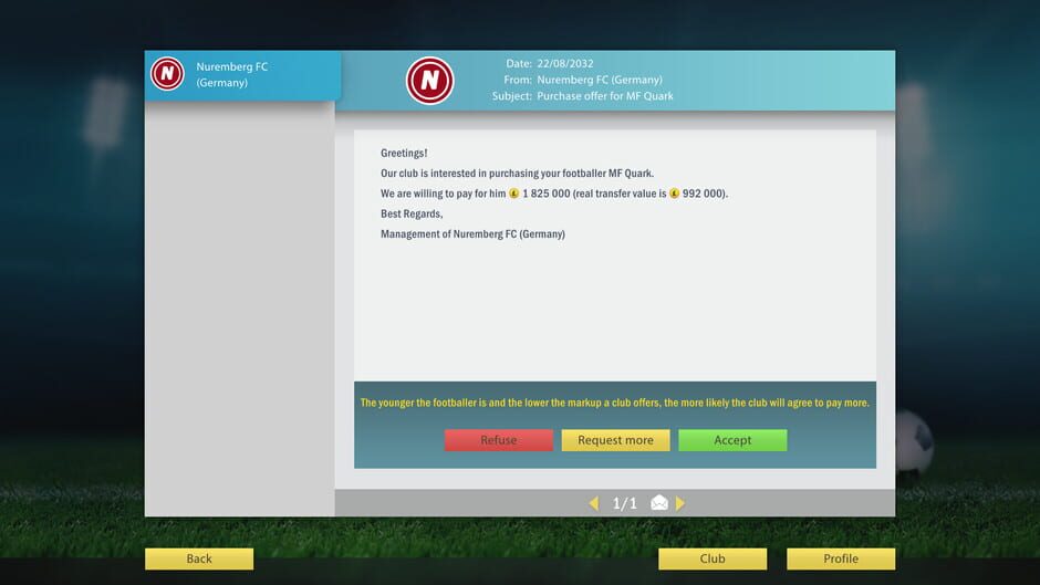 Football, Tactics & Glory: Football Stars Screenshot
