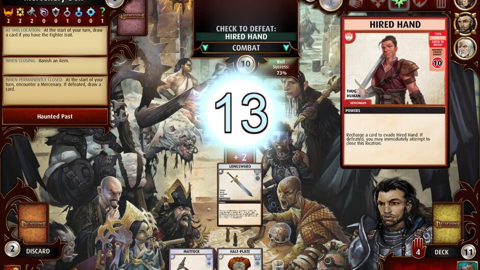 Pathfinder Adventures: A Fighter's Tale - Valeros Screenshot