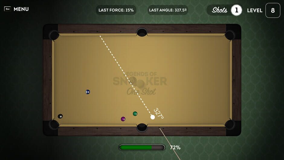 Legends of Snooker: One Shot Screenshot
