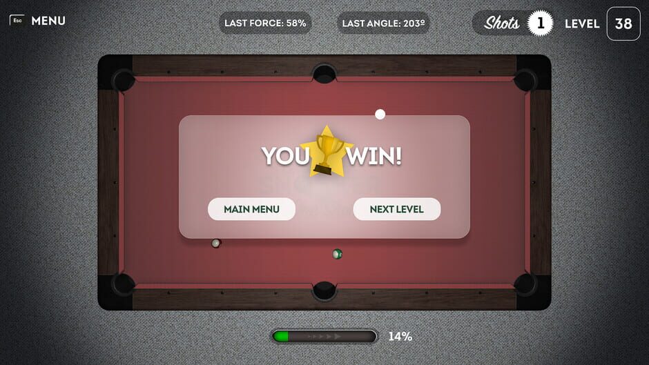 Legends of Snooker: One Shot Screenshot