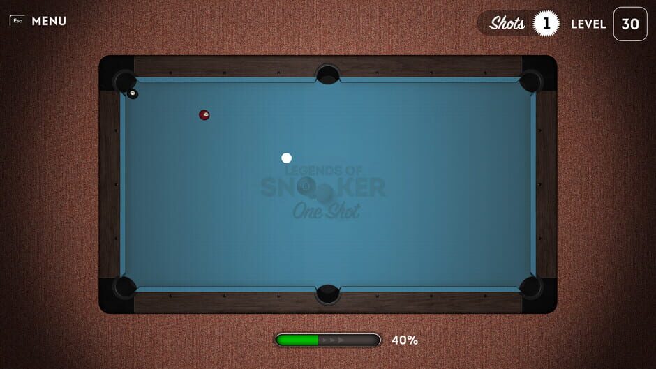 Legends of Snooker: One Shot Screenshot