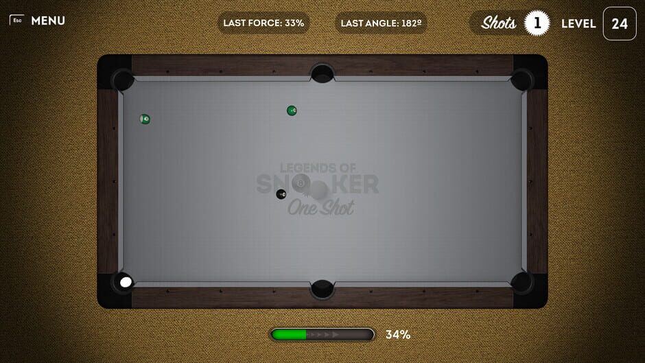 Legends of Snooker: One Shot Screenshot