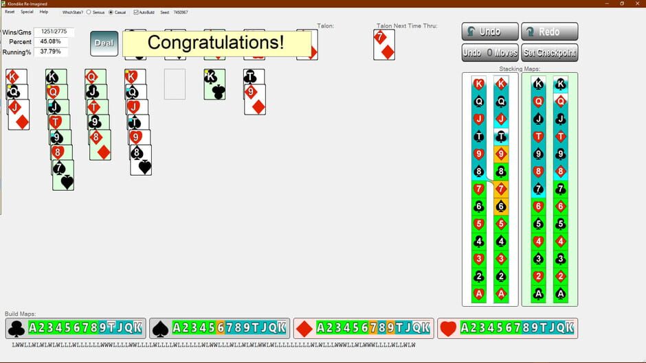 Klondike Re-Imagined Screenshot