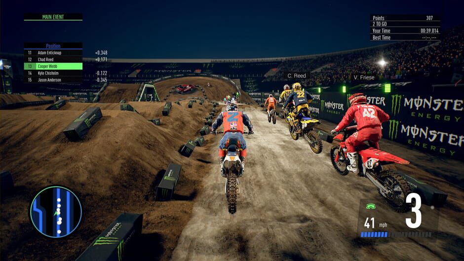 Monster Energy Supercross: The Official Videogame 3 - Monster Energy Cup Screenshot