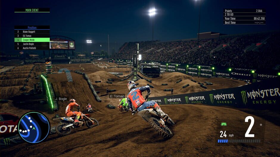 Monster Energy Supercross: The Official Videogame 3 - Monster Energy Cup Screenshot