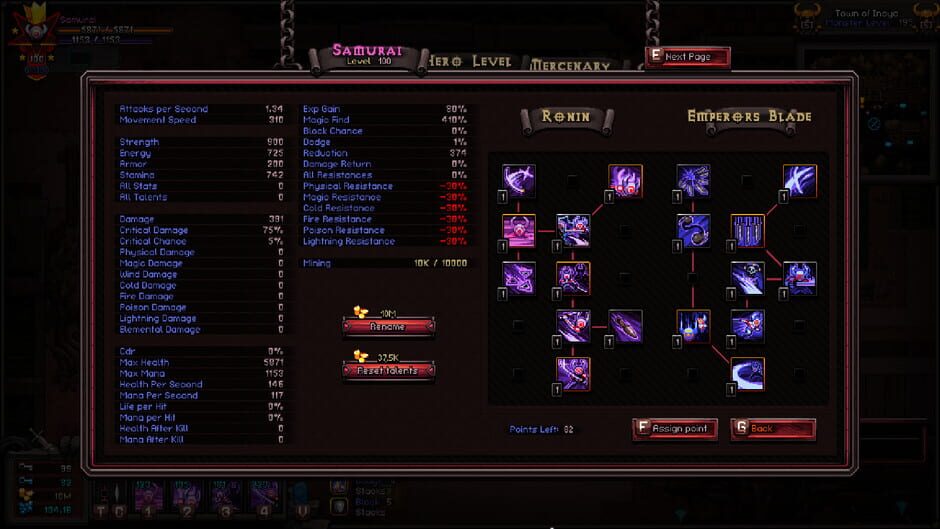 Hero Siege: Class - Samurai Screenshot