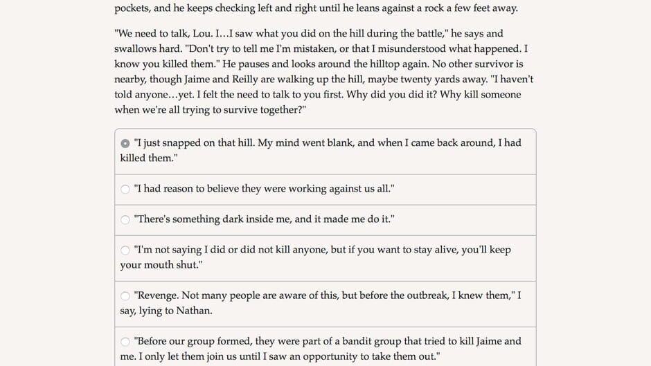 Zombie Exodus: Safe Haven - Part Two Screenshot